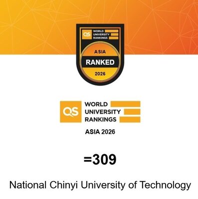 勤益科大再度入榜QS亞洲大學排名 穩居全台技職科大第3(另開新視窗)