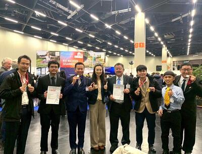 勤益科大奪德國紐倫堡國際發明展5獎牌 展現跨域創新與永續研發實力(另開新視窗)